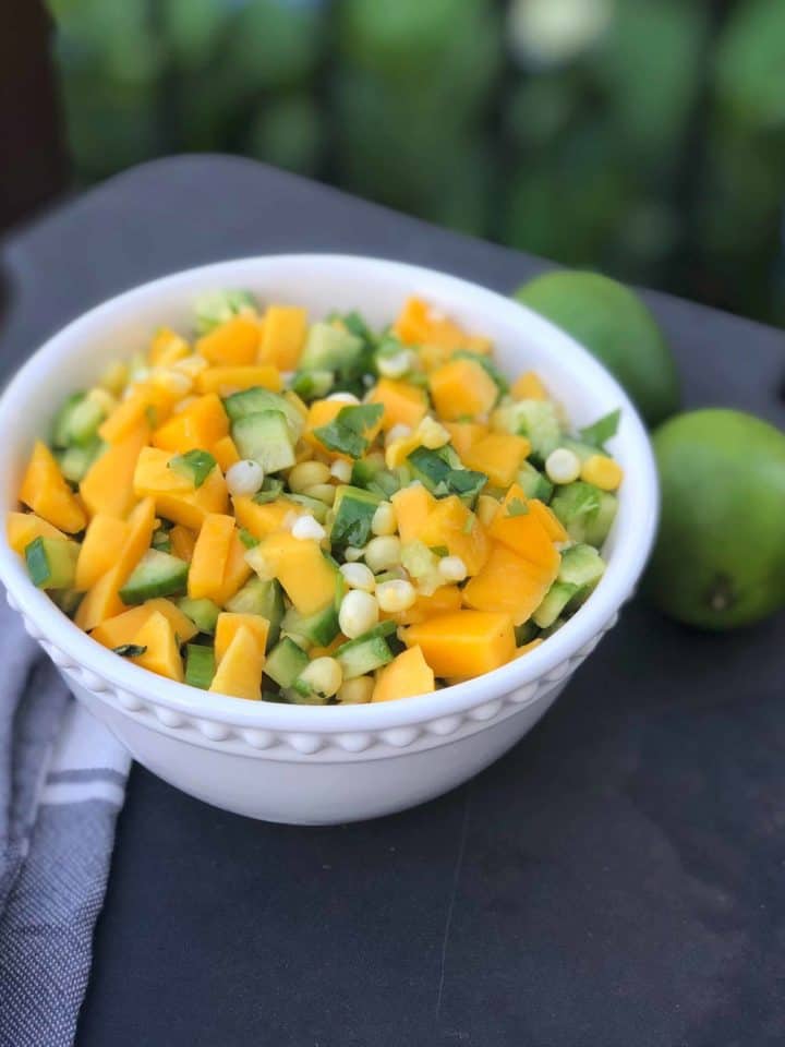 Mango Cucumber Salsa