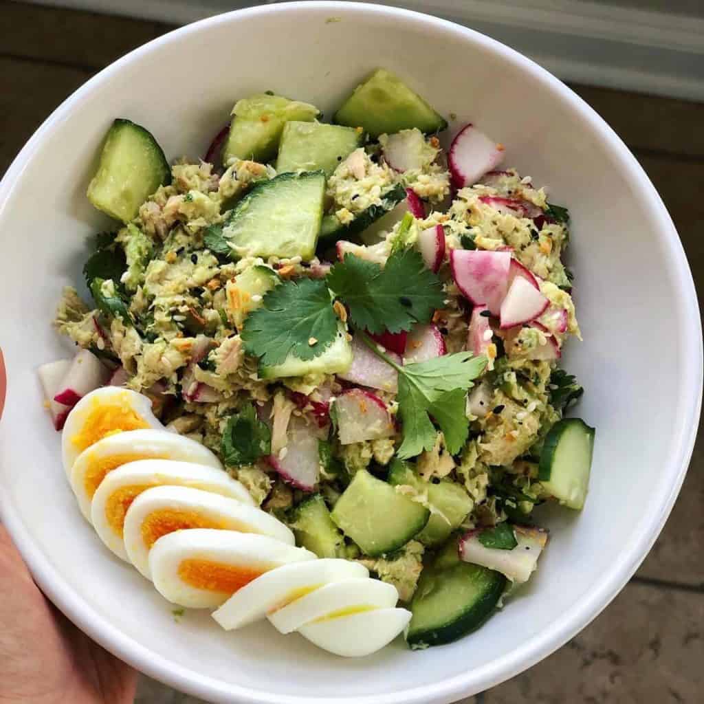 tuna salad with egg