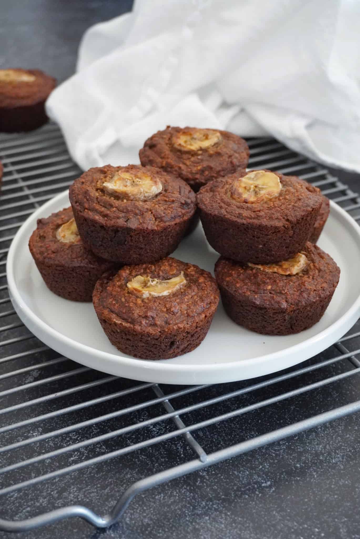 gluten free dairy free banana bread muffins