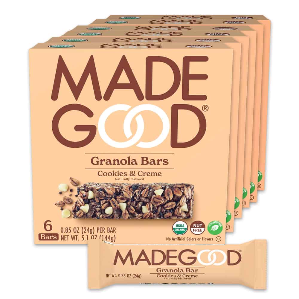 Box of Made Good granola bars 