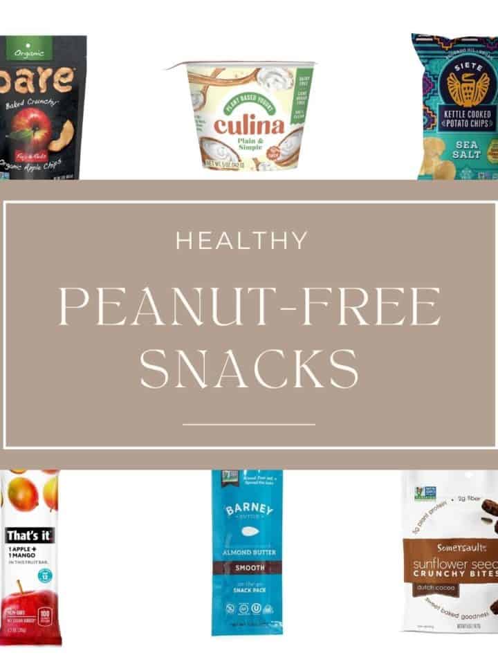 list of healthy peanut free snacks