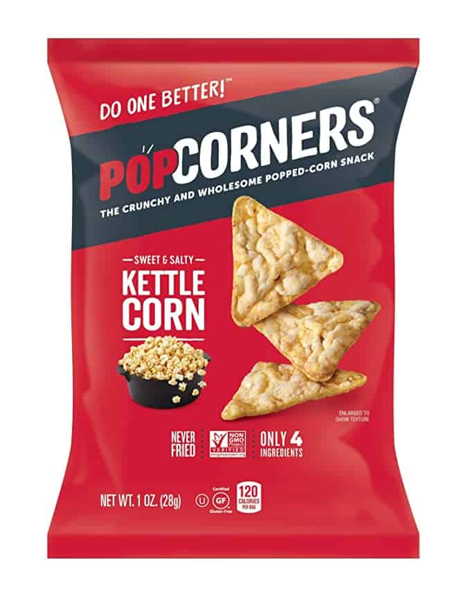 red bag of popcorners chips 