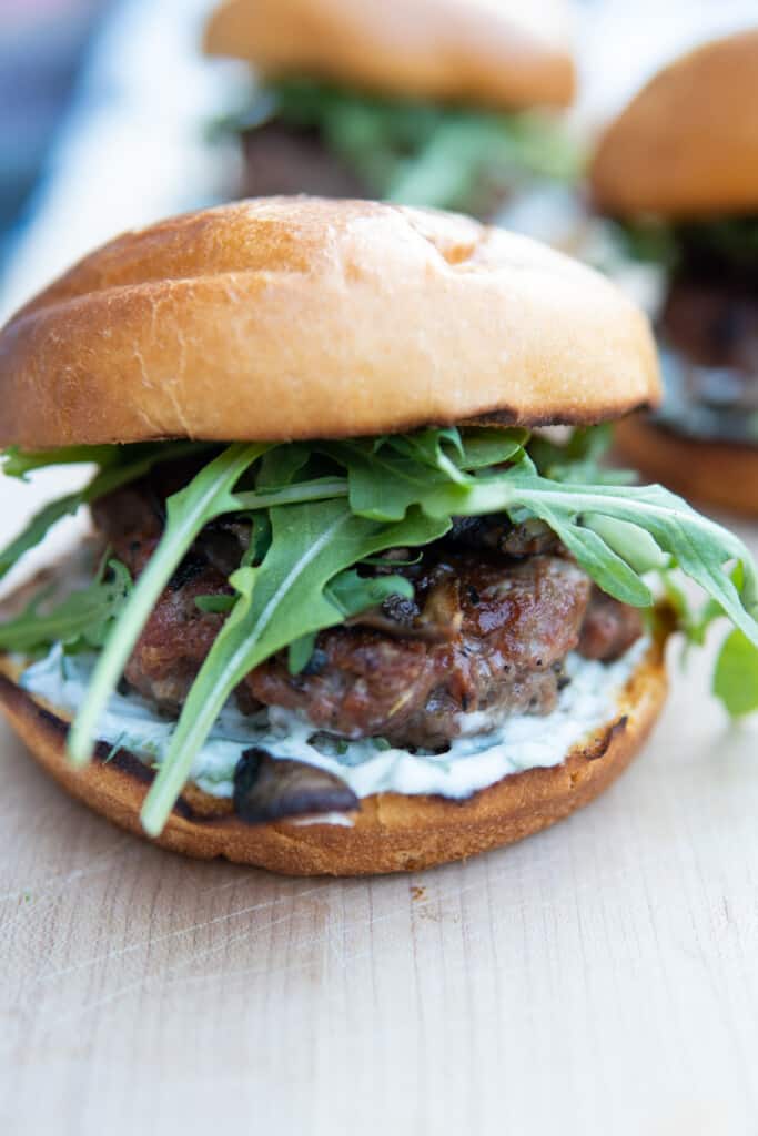 Grilled Lamb Burgers | Minty Kitchen