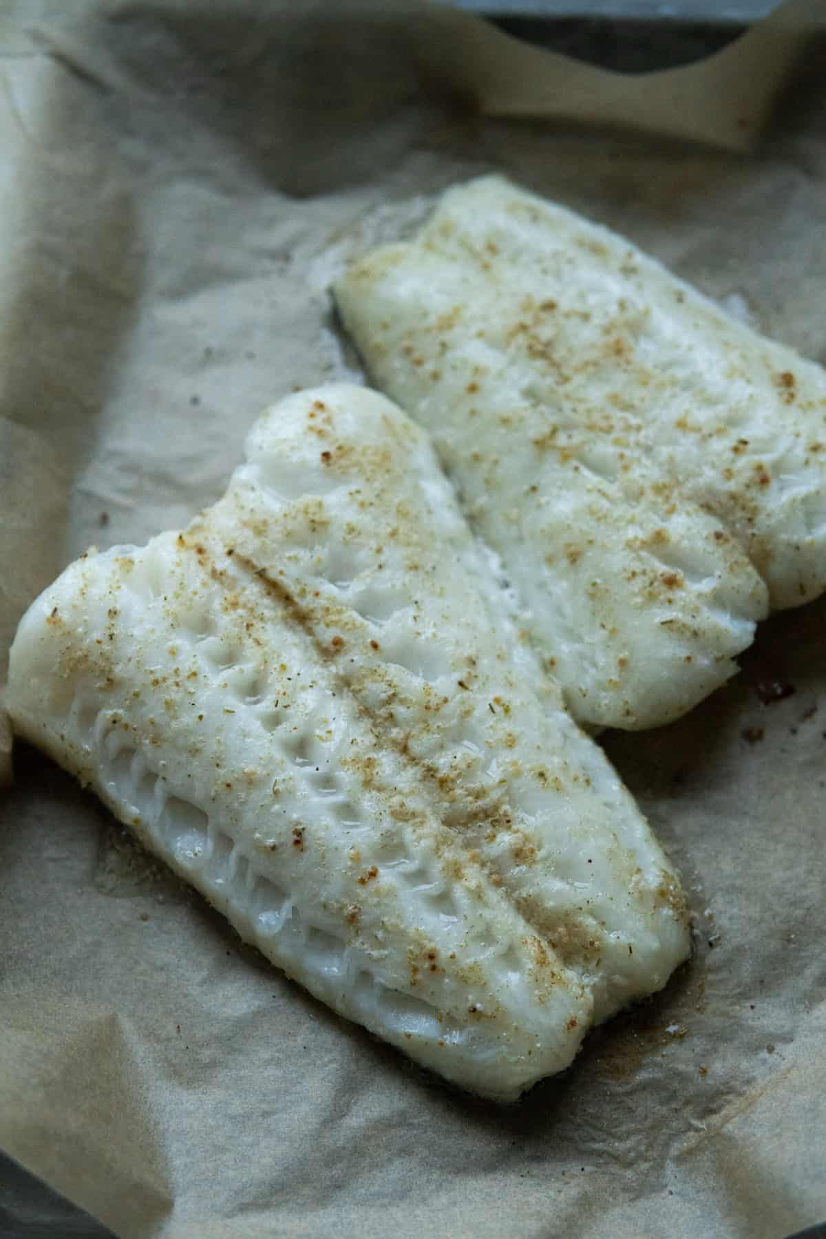 cooked fish fillet 
