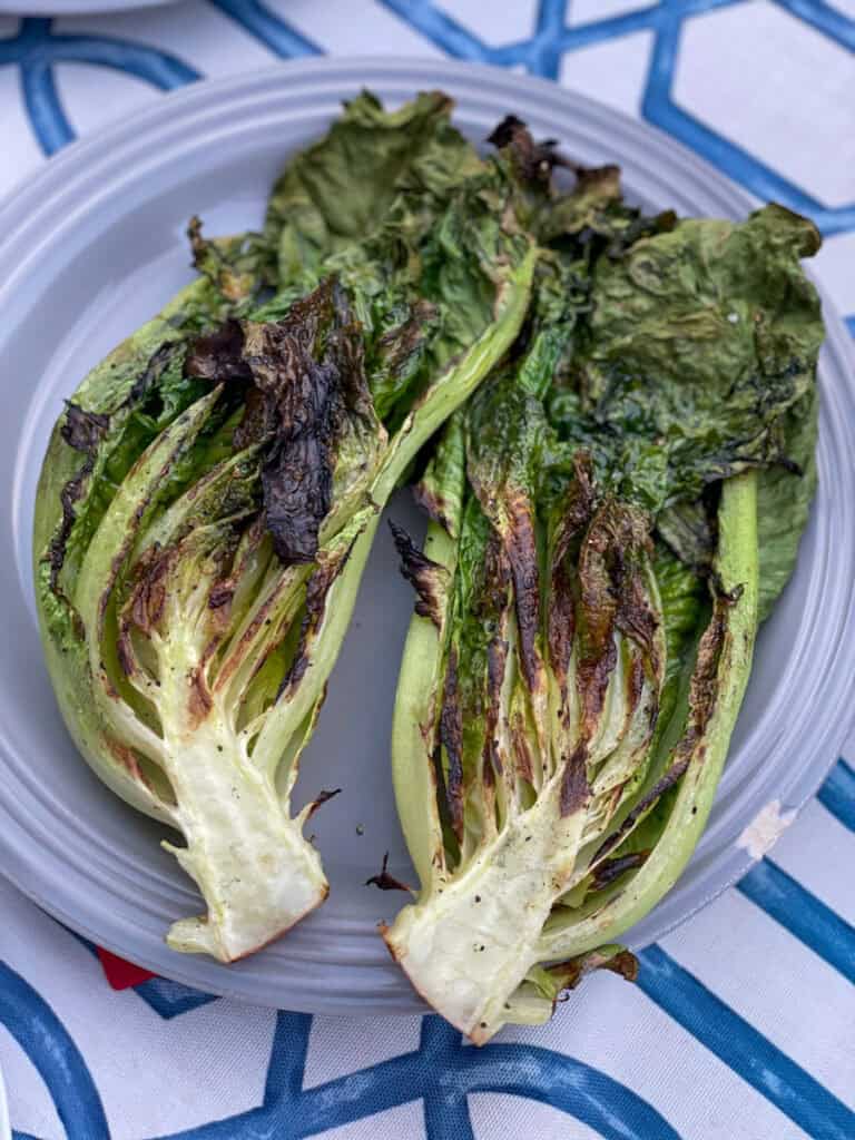Grilled Romaine Lettuce - Minty Kitchen